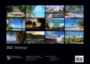 Martinique 2022 - Black Edition - Timokrates Kalender, Wandkalender, Bildkalender - DIN A3 (42 x 30 cm)