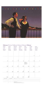 Jack Vettriano 2025 - Wand-Kalender - Broschüren-Kalender - 30x30 - 30x60 geöffnet - Kunst-Kalender