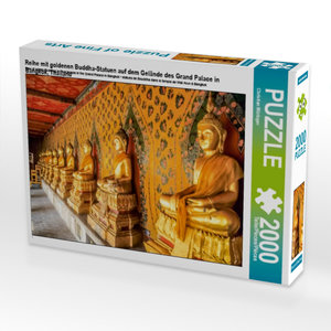 CALVENDO Puzzle Goldene Buddha-Statuen im Grand Palace in Bangkok 2000 Teile Puzzle quer