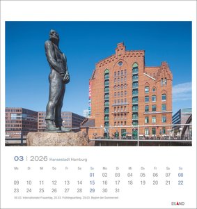 Hansestadt Hamburg Postkartenkalender 2026