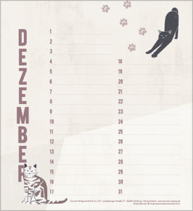 Geburtstagskalender Cats