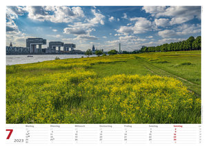 Köln 2023 Bildkalender A3 quer, spiralgebunden