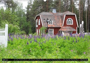 Sommer in Schwedens Lappland (Wandkalender 2021 DIN A2 quer)