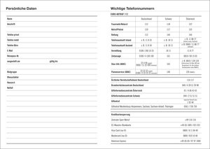 Terminer A5, Leder schwarz 2026