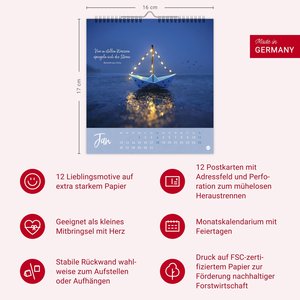Stille Momente Postkartenkalender 2026