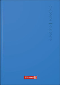 Schülerkalender 2022/2023 Plain Blue, A5, Hardcover-Einband