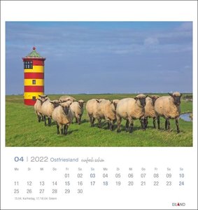 Ostfriesland einfach schön Postkartenkalender 2022
