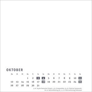 Premium-Bastelkalender weiß klein 2026
