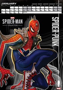 Pyramid – Spider-Man 2025 Posterkalender, 29,7x42cm, Kalender mit beliebten Spider-Man-Motiven, je Monat ein Poster, nachhaltig nur mit Papierumschlag, internationales Kalendarium