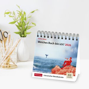 Welches Buch bin ich? Premium-Postkartenkalender 2026 - Literarischer Rätselkalender