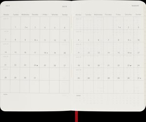Moleskine 18 Monate Wochen Notizkalender 2024/2025, Pocket/A6