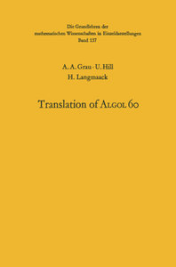 Handbook for Automatic Computation