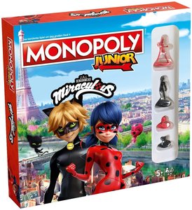 Winning Moves 45601 - Monopoly Junior, Miraculous, Familienspiel