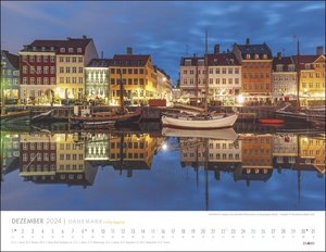 Dänemark Kalender 2024. Hyggelige Aufnahmen in einem Wandkalender für alle Fans des dänischen Lebensgefühls. Fotokalender mit Sehnsuchtsfaktor: einfach mal richtig gemütlich machen!