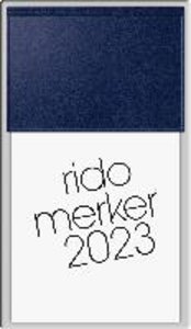 Tageskalender Modell Merker 2023, Miradur-Einband dunkelblau