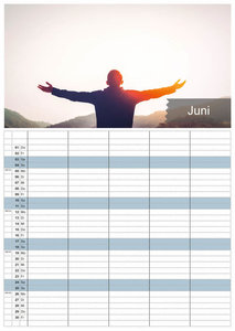 Motivation - your only limit is you - 2023 - Kalender DIN A3 - (Familienplaner)