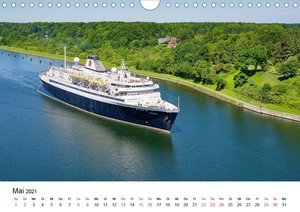 Kreuzfahrtschiffe im Norden (Wandkalender 2021 DIN A4 quer)