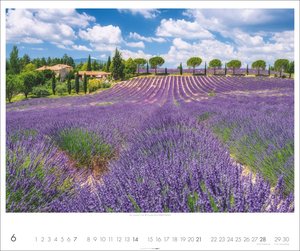 Provence Kalender 2026 - Blühende Lavendelfelder und malerische Dörfer