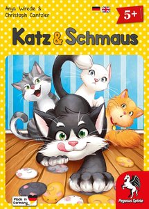 Pegasus 66504G - Katz & Schmaus, Kinderspiel, Geschicklichkeitsspiel