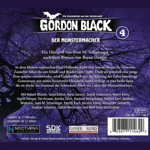 Gordon Black - Der Monstermacher, 1 Audio-CD