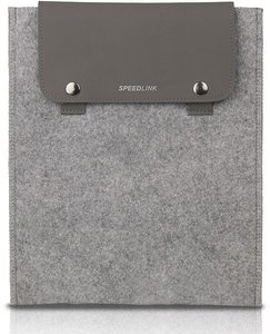 SLICKER Style Sleeve, Etui für iPad 3/4/Galaxy Tab 2 10.1, grau