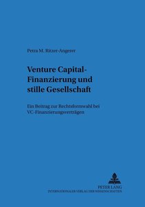 Venture Capital-Finanzierung und stille Gesellschaft