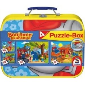 Benjamin Blümchen, Puzzle-Box, 2x26, 2x48 Teile im Metallkoffer