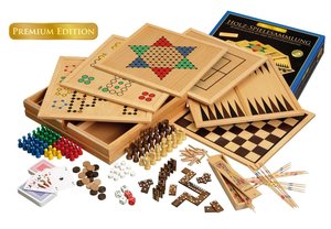 Philos 3101 - Holz Spielesammlung 100, Premium Edition