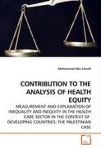 CONTRIBUTION TO THE ANALYSIS OF HEALTH EQUITY