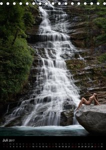 Wasserfälle im Tessin - Aktaufnahmen an schönen Wasserfällen in der Südschweiz (Tischkalender 2017 DIN A5 hoch)