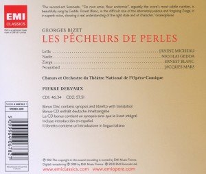 Dervaux/Gedda/Blanc: Pecheurs De Perles-Die Perlenfischer