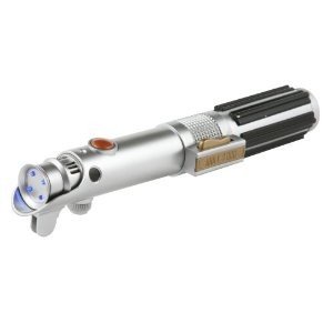 Joy Toy 21331 - Star Wars Clone Wars: Taschenlampe groß mit Anakins Lichtschwert-Sound 7 x 32 cm