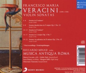 Veracini, F: Violin Sonatas/CD