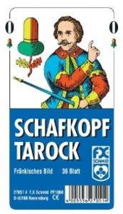 Ravensburger 27051 - Schafkopf/Tarock, Fränkisches Bild - 36 Blatt, glasklares Etui