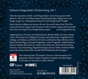 Wiegenlieder. Vol.1, 1 Audio-CD + Begleitbuch