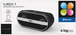 Bluetooth-Lautsprecher MBX1, schwarz-weiss