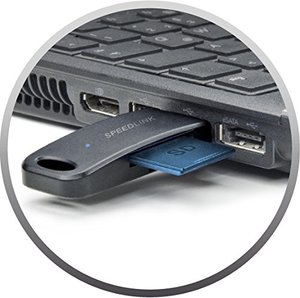 NOBILE kompakter 9-in-1 Kartenleser USB 3.0, schwarz