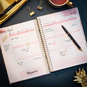 Life Organizer Rosa Kalender 2022