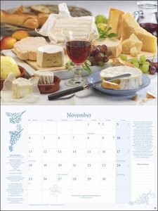 Küchenkalender Broschur XL 2024. Praktischer und dekorativer Kalender für die Küche: Tolle Fotos, ein monatliches Rezept und viel Platz für Termine in einem hochwertigen Broschürenkalender.