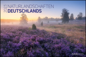 Naturlandschaften Deutschlands 2023 - Bildkalender 49,5x33 cm - die schönsten Landschaftsbilder Deutschlands - Wandkalender - Wandplaner