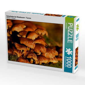 CALVENDO Puzzle Herbsfarben bei Merzhausen / Taunus 1000 Teile Puzzle quer