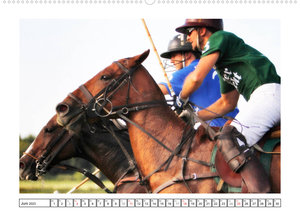 Pferdesport Polo (Wandkalender 2023 DIN A2 quer)