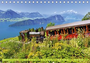Im Zug durch Schweizer Berge