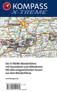 KOMPASS X-treme Wanderführer Bayerische Alpen