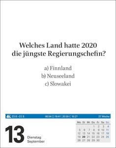 Wissen Kalender 2022