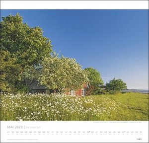 Die Insel Sylt Kalender 2023 von Hans Jessel. Wandkalender XXL mit den schönsten Fotos des bekannten Inselfotografen. Großer Wandkalender mit traumhaften Landschaftsfotos.