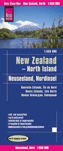 Reise Know-How Landkarte Neuseeland, Nordinsel / New Zealand, North Island (1:550.000)