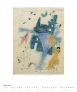 Lyonel Feininger Kalender 2024. Kubismus und Expressionismus in einem Kunstkalender im Großformat. Jahres-Wandkalender 2024, Format 46x55 cm.