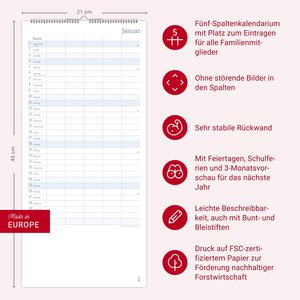 Familienplaner zum Selbstgestalten 2026