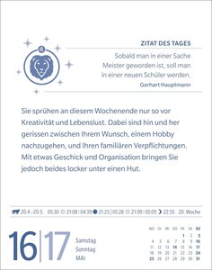 Löwe Sternzeichenkalender 2026